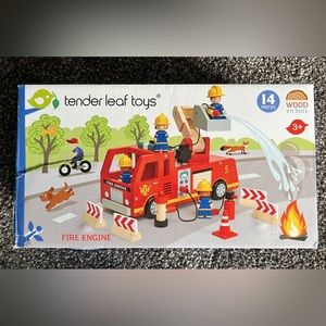 Tender Leaf Toys Fire Engine